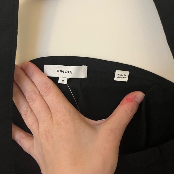 Vince square neck linen halter style top 8 - Picture 5 of 6